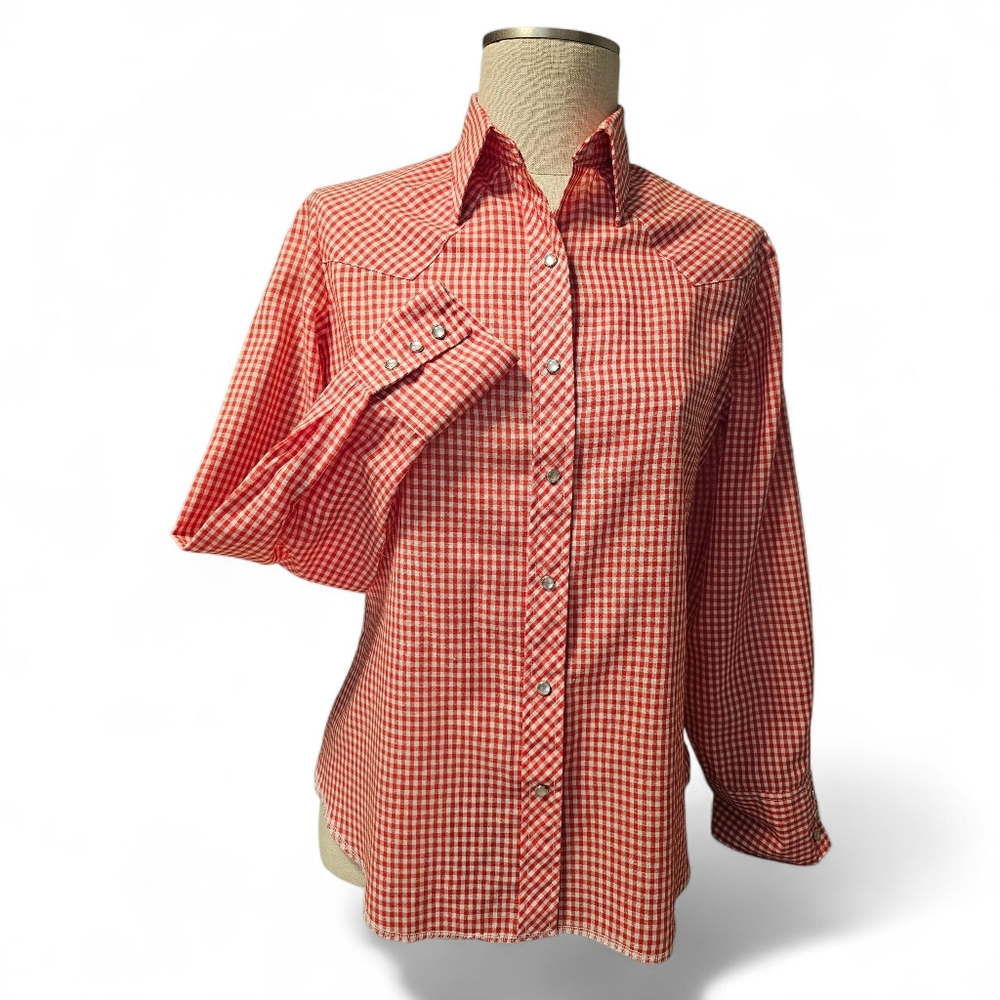 Lady Maverick Vintage Gingham Western Shirt